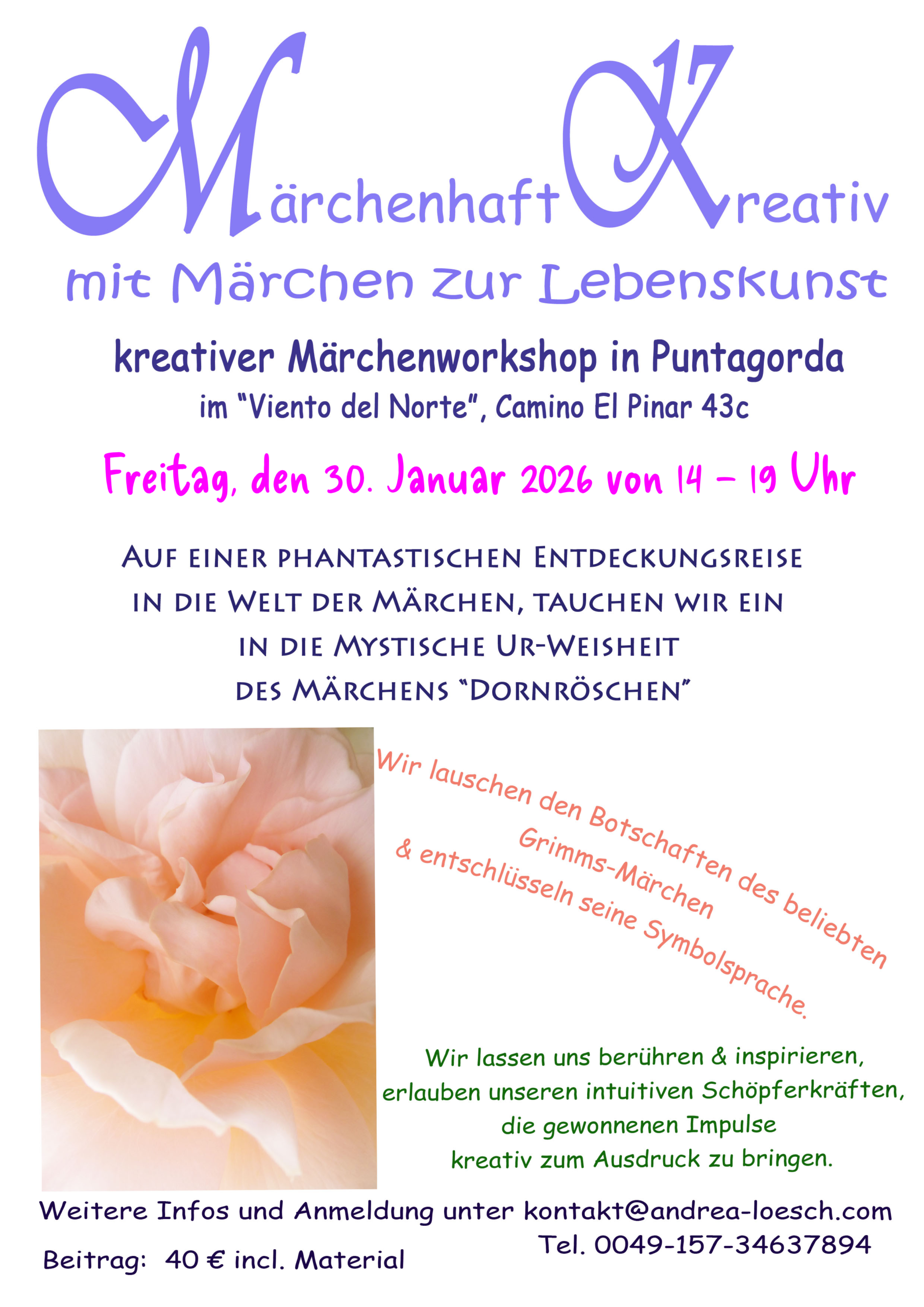 Märchenhaft Kreativ – mit Märchen zur Lebenskunst