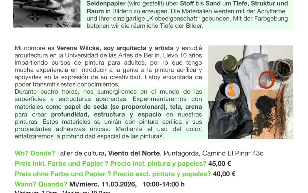 🎨 Kurs Acrylmalen: Tiefe – Struktur – Raum