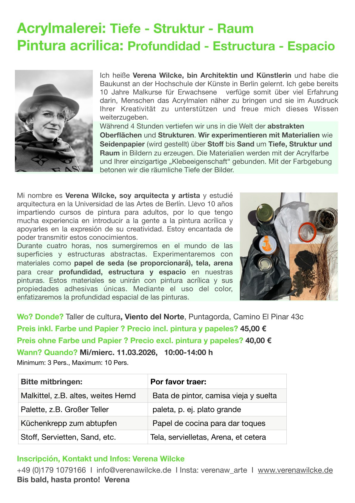 🎨 Kurs Acrylmalen: Tiefe – Struktur – Raum