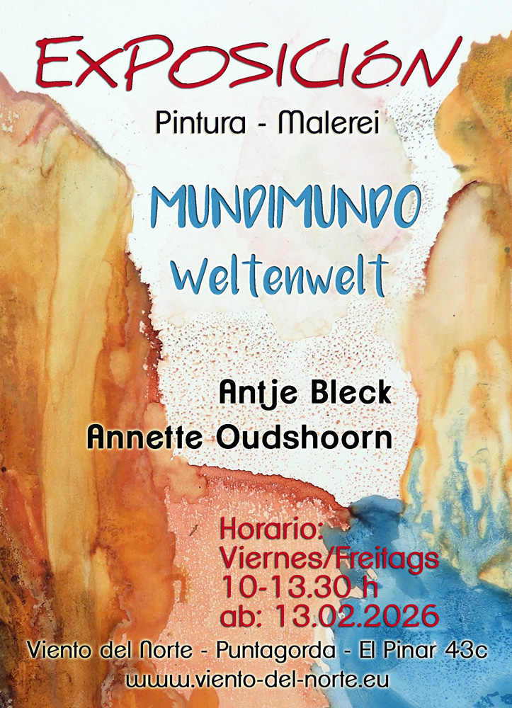 🎨Kunstausstellung "Mundimundos" Annette Oudshoorn und Antje Bleck🖌️