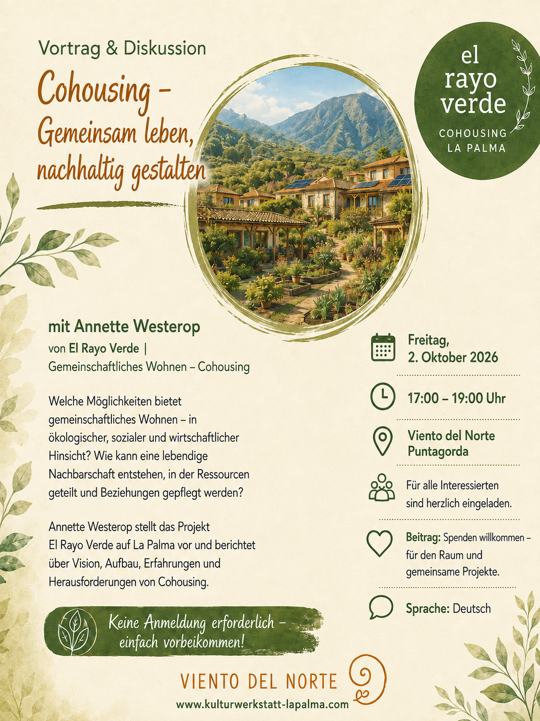 Cohousing – gemeinschaftlich wohnen auf La Palma