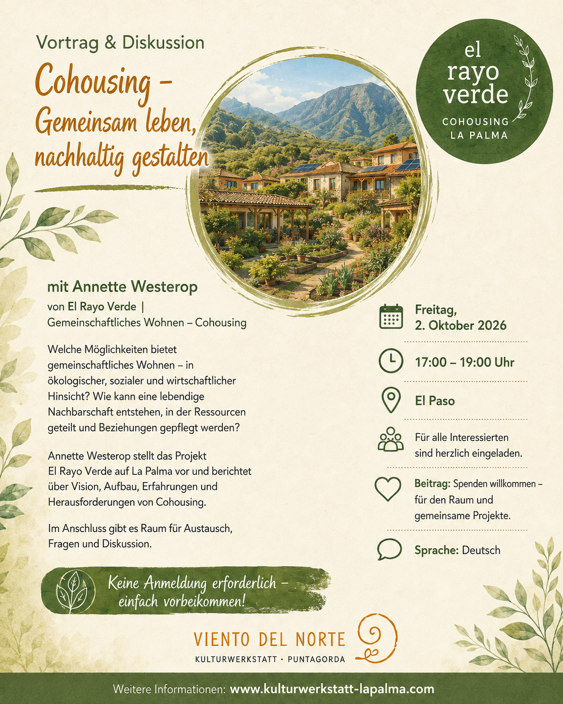 Cohousing – gemeinschaftlich wohnen auf La Palma
