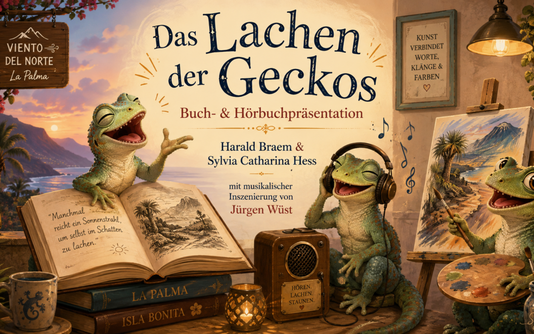 Presentación de libro y audiolibro: „La risa de los geckos“