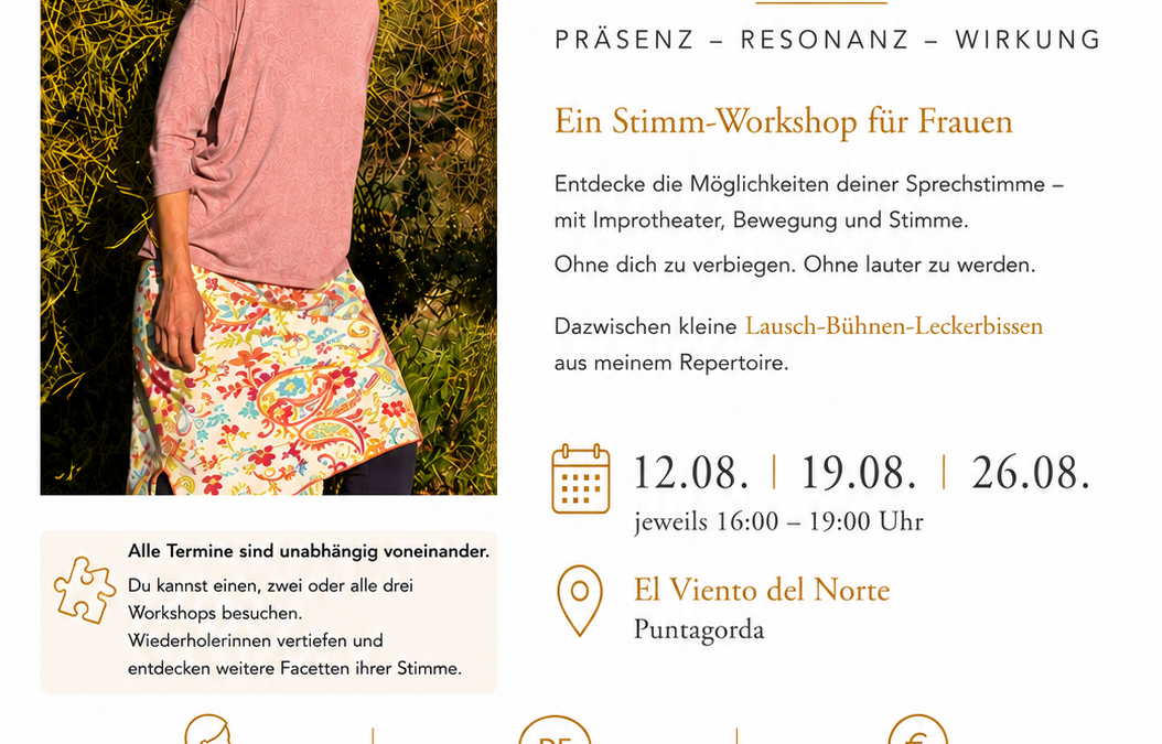 Gestaltungsraum Stimme – Präsenz, Resonanz und Wirkung