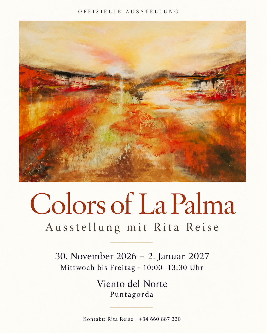Colores de La Palma – Exposición de Rita Reise